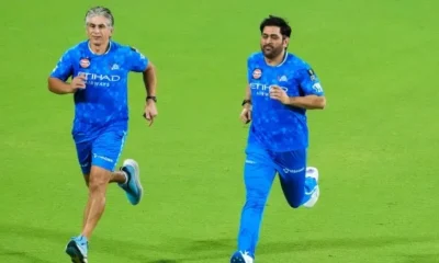 தோனியின் அதிரடி பயிற்சி