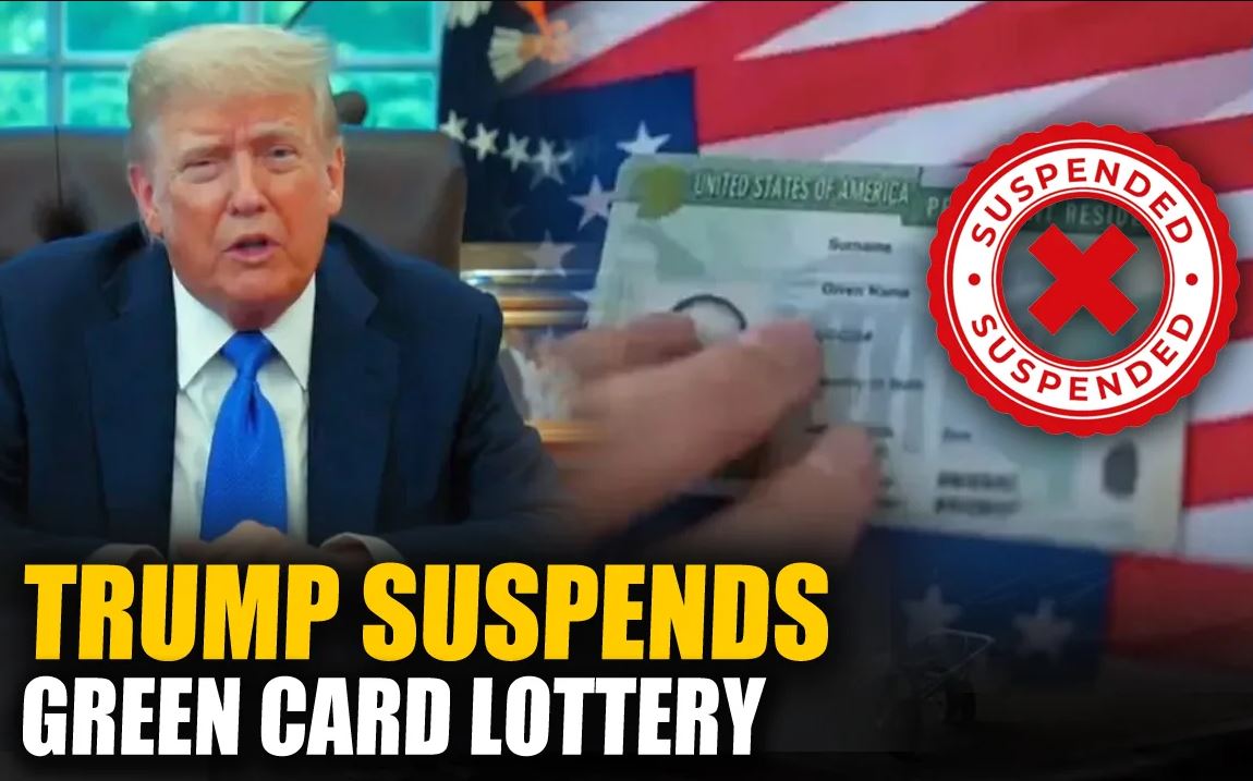 பல்கலைக்கழக துப்பாக்கிச் சூடு எதிரொலி – கிரீன் கார்ட் லாட்டரி திட்டம் தற்காலிகமாக நிறுத்தம்