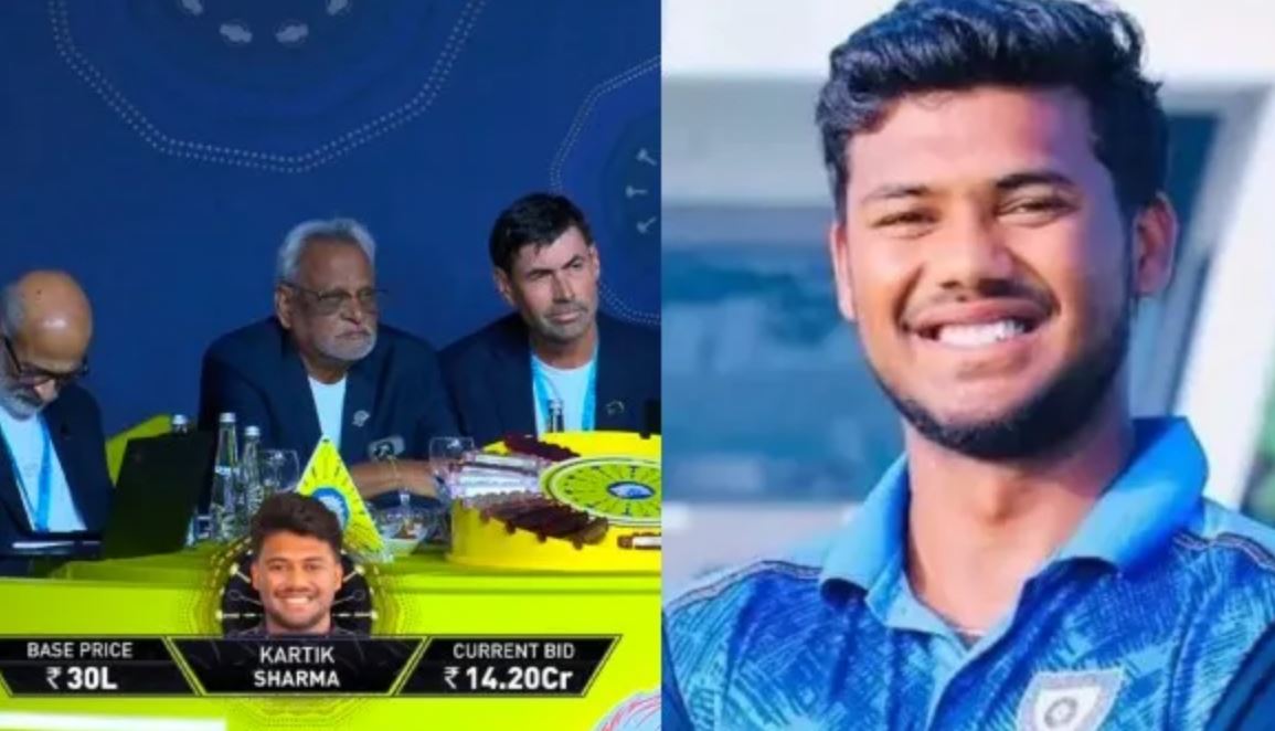 Karthik Sharma for Rs. 14.2 crore