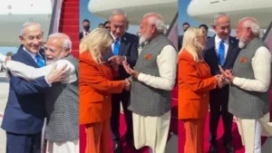 மோடியை கட்டி அணைக்க போன இஸ்ரேல் பிரதமரின் மனைவி.. நெதன்யாகு என்ன சொன்னார் தெரியுமா?