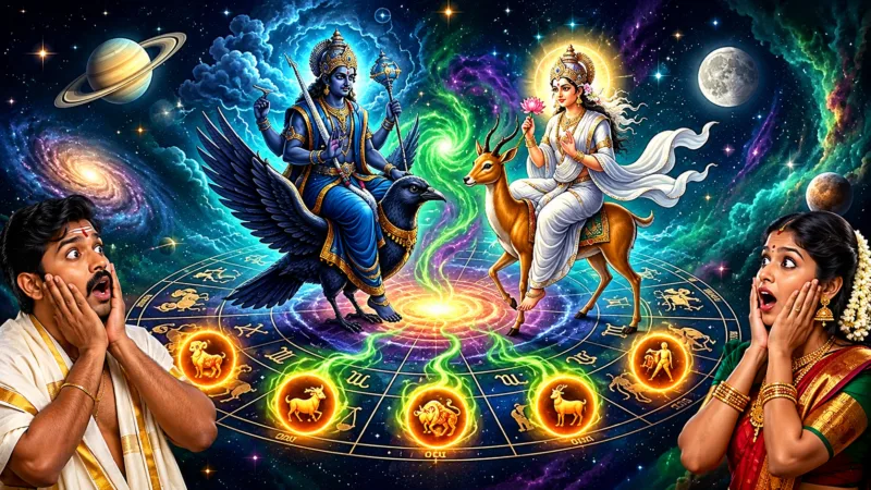 சனி-சந்திர சேர்க்கையால் உருவான விஷ யோகம்! அடுத்த 2 நாட்கள் பணம், வேலை, உறவுகளில் எச்சரிக்கை தேவைப்படும் 5 ராசிகள்!